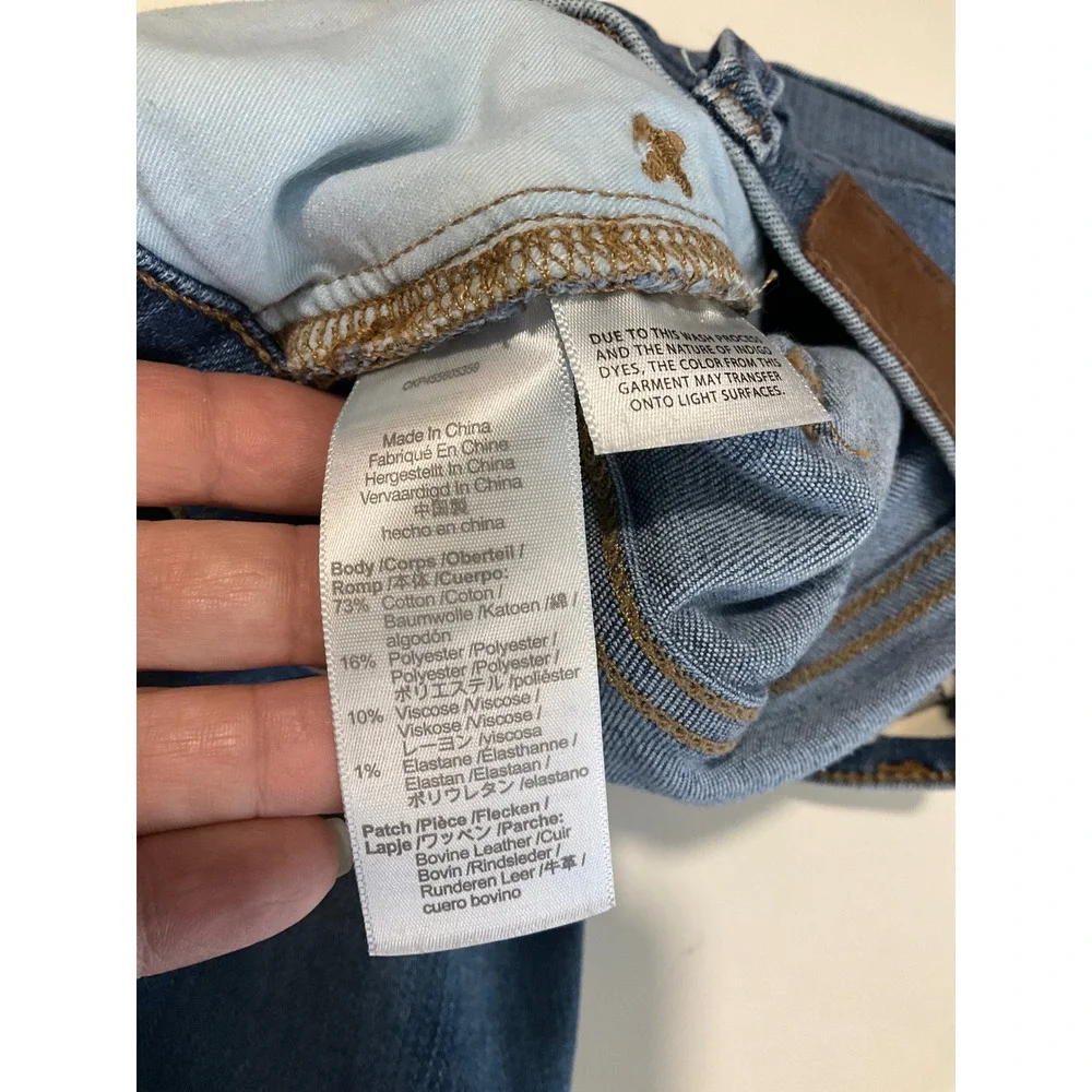 Madewell Roadtripper Skinny Flare Blue Stretch Casual Classic Western Boho 27